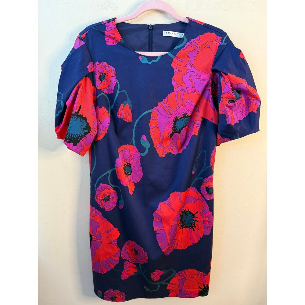 Trina Turk Blue Note Floral Dress